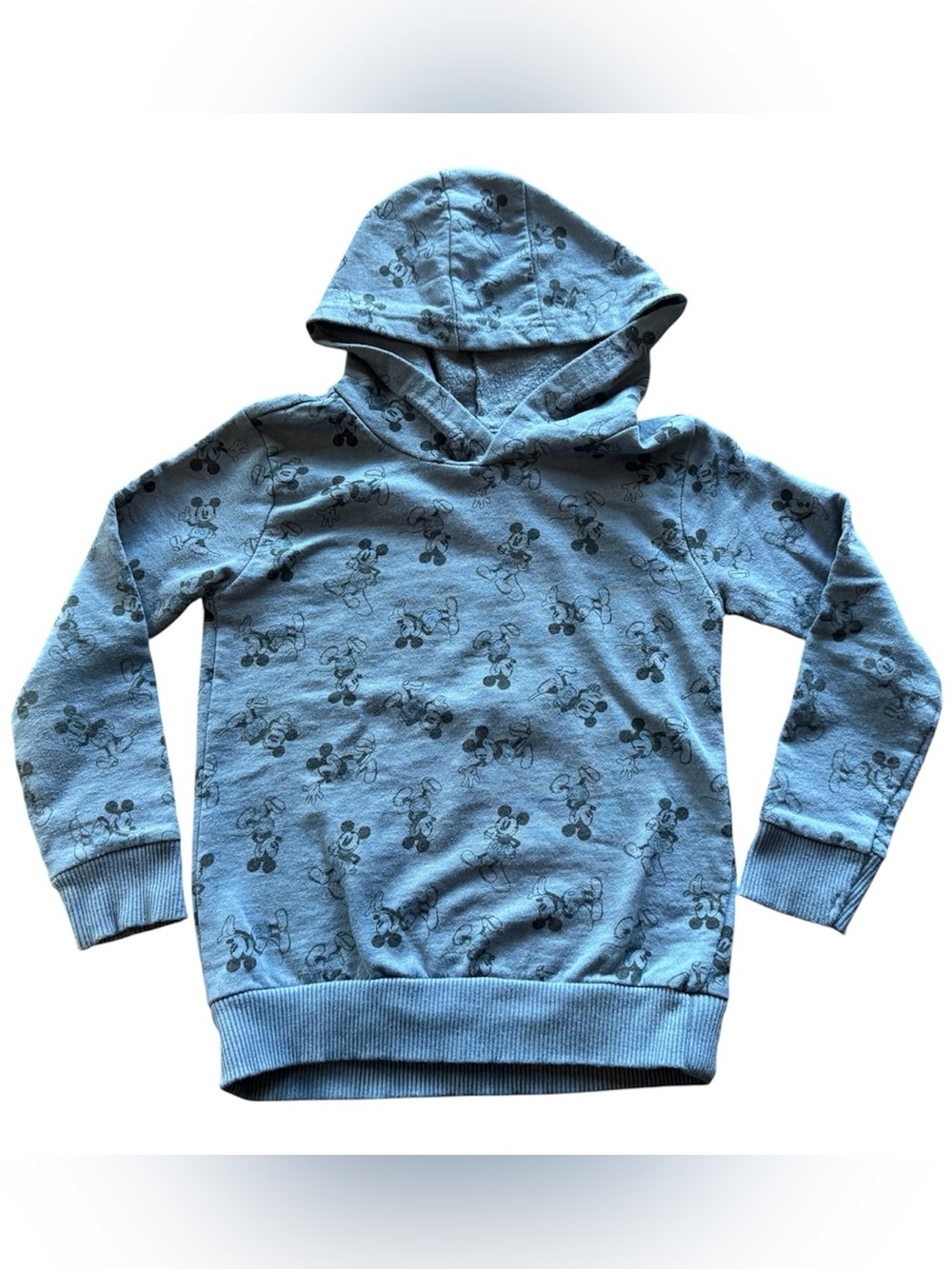 Disney Junior Mickey Mouse Sweatshirt Kids Size 6 Blue Graphic Pullover